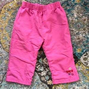 Vintage Y2K Dora the Explorer 12M Baby Girl Bright Pink Embroidered Pants